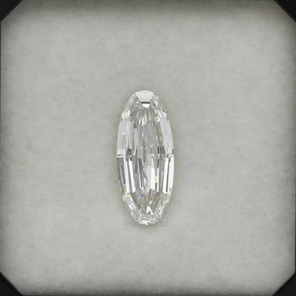 Step Cut Long Oval Lab Grown Diamond Loose
