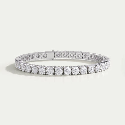 Old European Round Cut Lab Diamond Tennis Bracelet