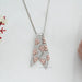 [Pink Round Diamond Tie Pendant]-[Ouros Jewels]