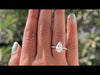 [Youtube Video Of Pear Cut Diamond Solitaire Ring]-[Ouros Jewels]