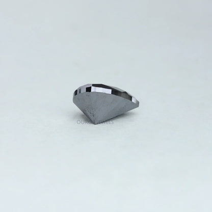 4.45 Carat Pear Shape Black Loose Lab Grown Diamond