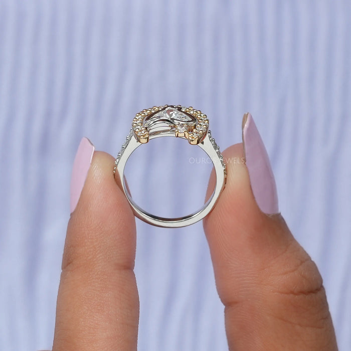 Horse Head & Horseshoe Diamond Ring