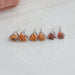 [Red Heart Lab Diamond Earring]-[Ouros Jewels]