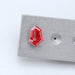 [Shield Cut Loose Diamond In Top View]-[Ouros Jewels]