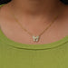 [Butterfly Cut Lab Grown Diamond Necklace]-[Ouros Jewels]