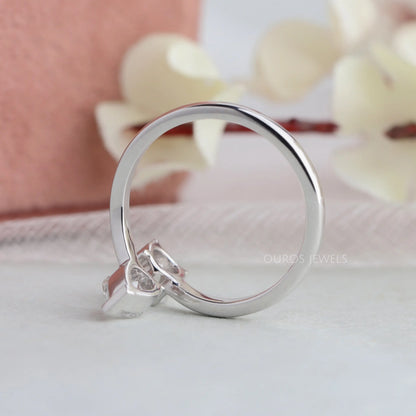 Pear and Round Diamond Bypass Ring