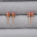 [Back View of PinkPear Lab Diamond Earrings]-[Ouros Jewels]