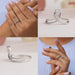 Collage of Round Cut Lab Grown Diamond Wedding Ring