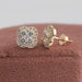 [Round Diamond Stud Earrings]-[Ouros Jewels]