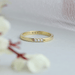 3 Stone Round Cut Diamond Engagement Ring