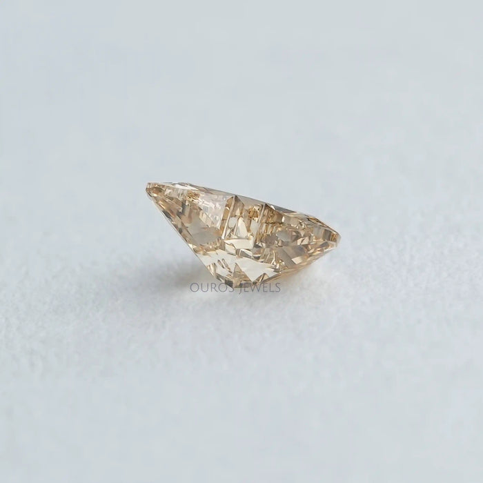 Fancy Yellow Colored Butterfly Diamond